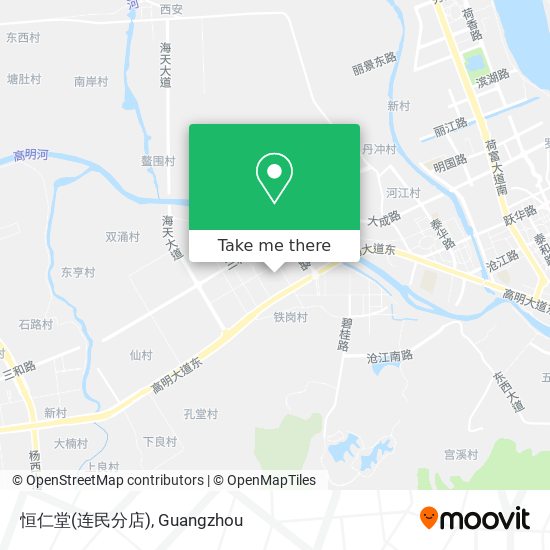 恒仁堂(连民分店) map