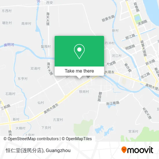 恒仁堂(连民分店) map