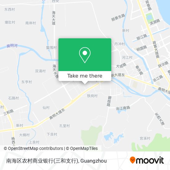 南海区农村商业银行(三和支行) map