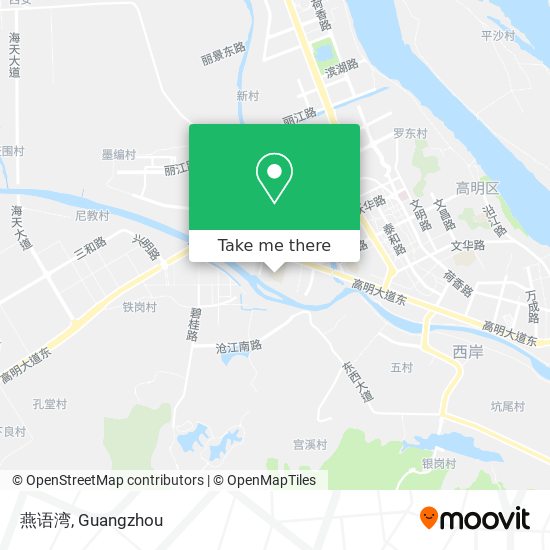 燕语湾 map
