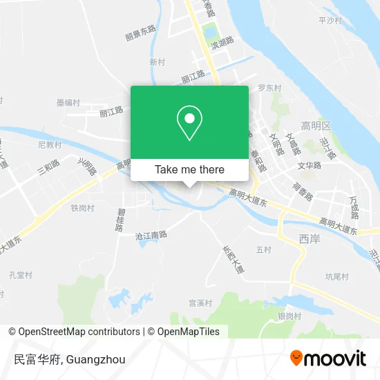 民富华府 map