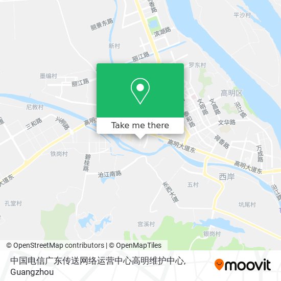 中国电信广东传送网络运营中心高明维护中心 map