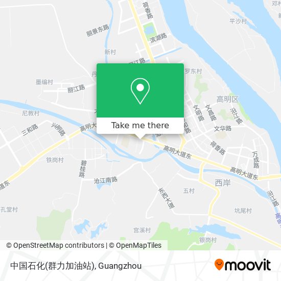中国石化(群力加油站) map