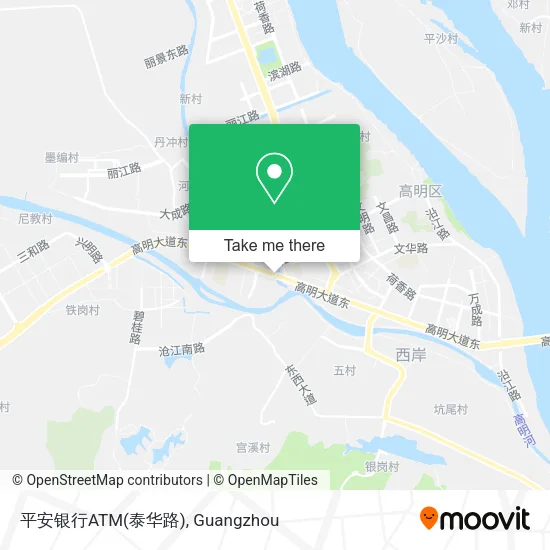 平安银行ATM(泰华路) map