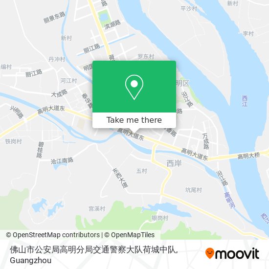 佛山市公安局高明分局交通警察大队荷城中队 map