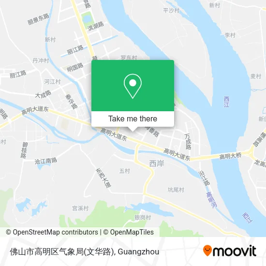 佛山市高明区气象局(文华路) map