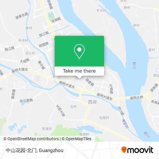 中山花园-北门 map
