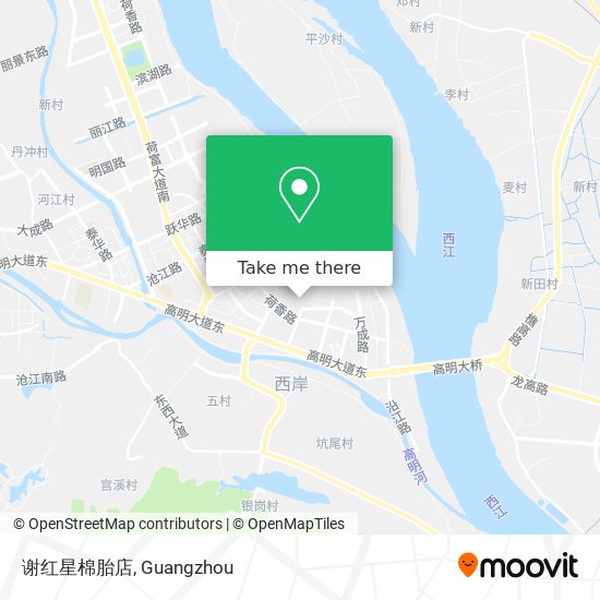 谢红星棉胎店 map