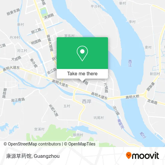 康源草药馆 map