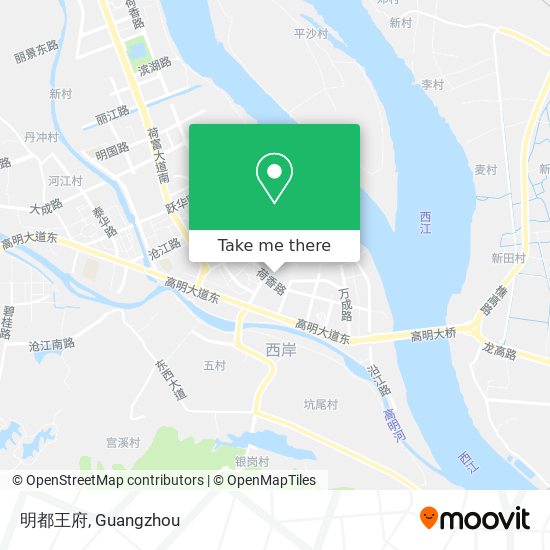 明都王府 map