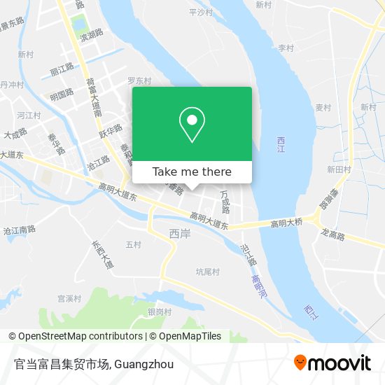 官当富昌集贸市场 map