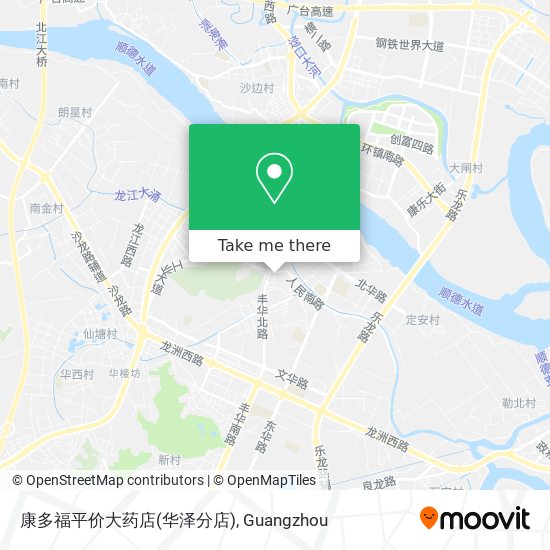 康多福平价大药店(华泽分店) map