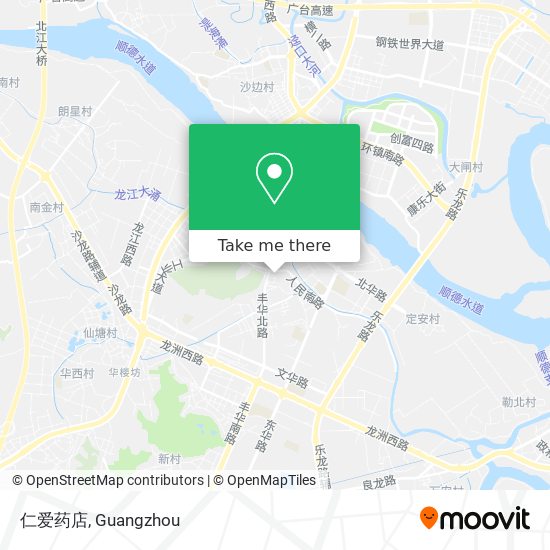 仁爱药店 map