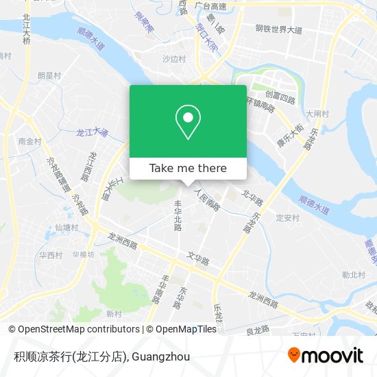 积顺凉茶行(龙江分店) map