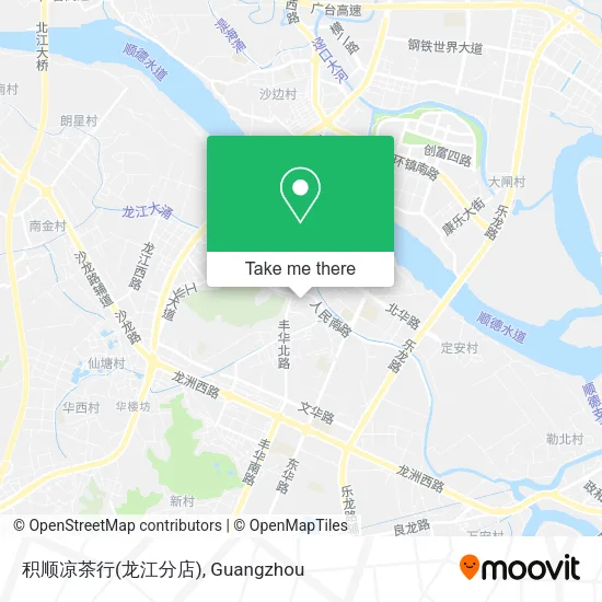 积顺凉茶行(龙江分店) map