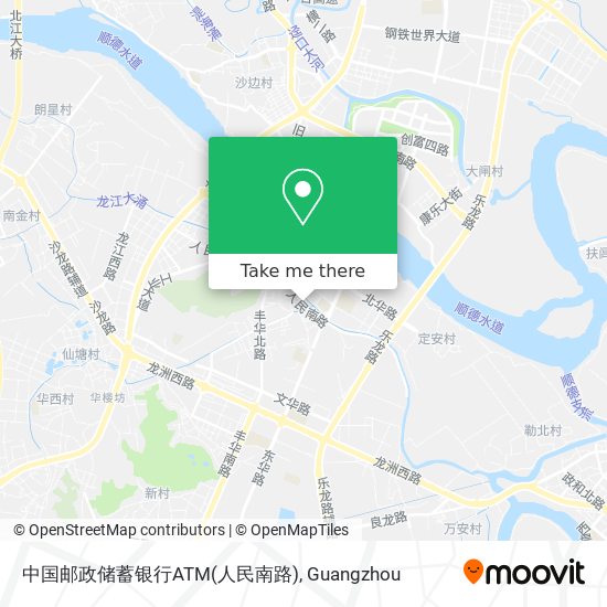 中国邮政储蓄银行ATM(人民南路) map