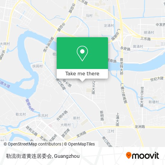 勒流街道黄连居委会 map
