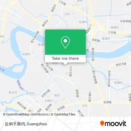 盐焗手撕鸡 map