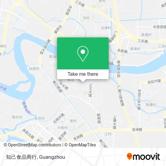 知己食品商行 map