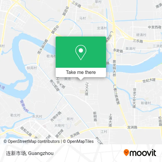 连新市场 map