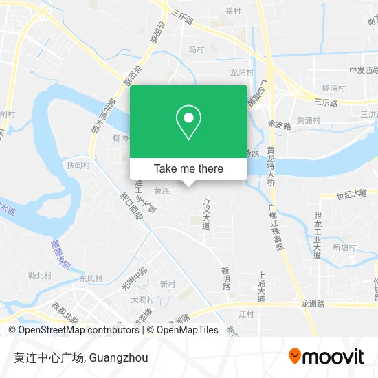 黄连中心广场 map