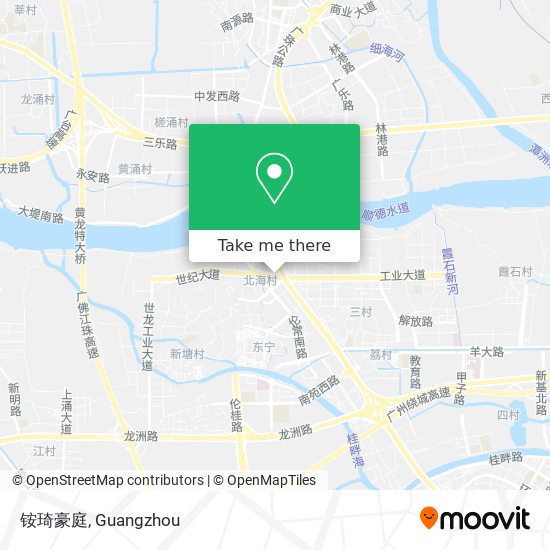 铵琦豪庭 map