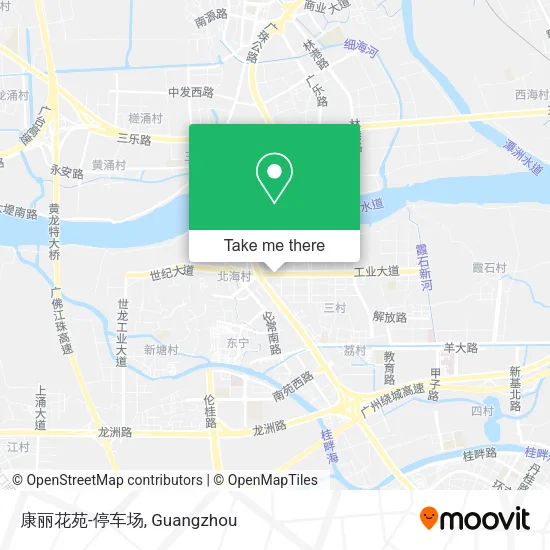 康丽花苑-停车场 map