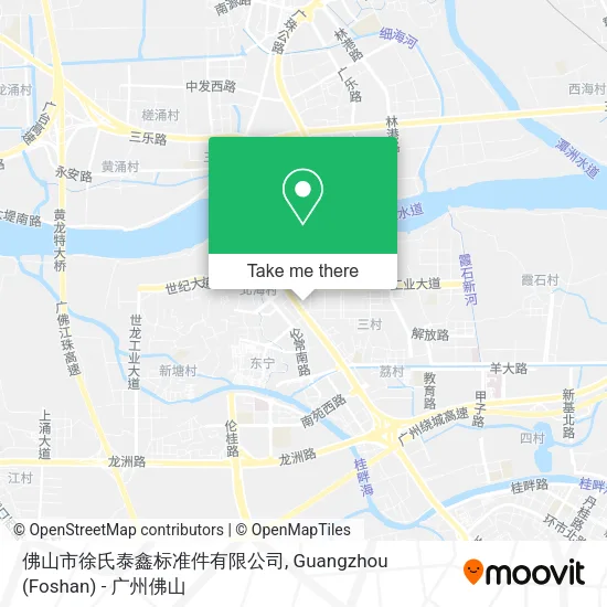 佛山市徐氏泰鑫标准件有限公司 map