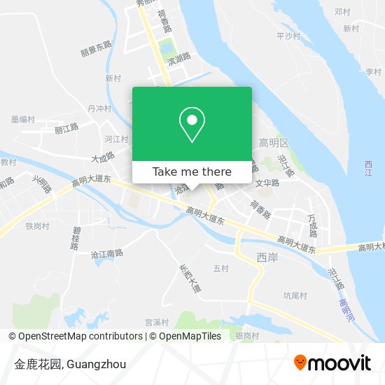 金鹿花园 map