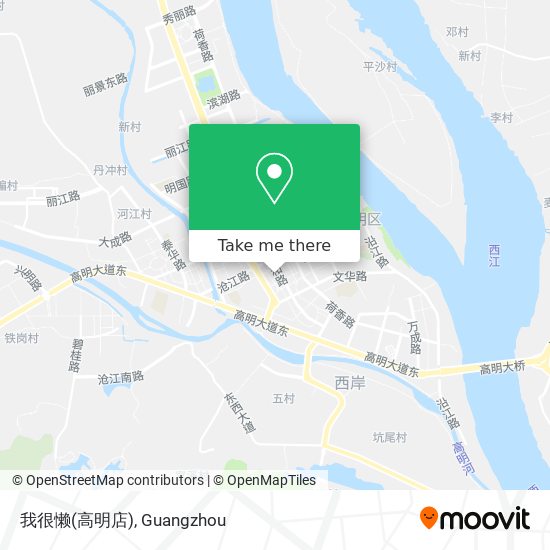 我很懒(高明店) map