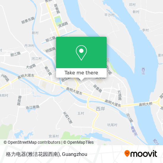 格力电器(雅洁花园西南) map
