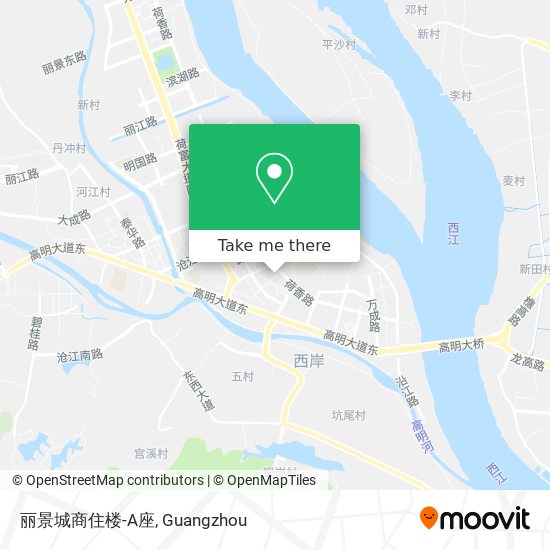 丽景城商住楼-A座 map