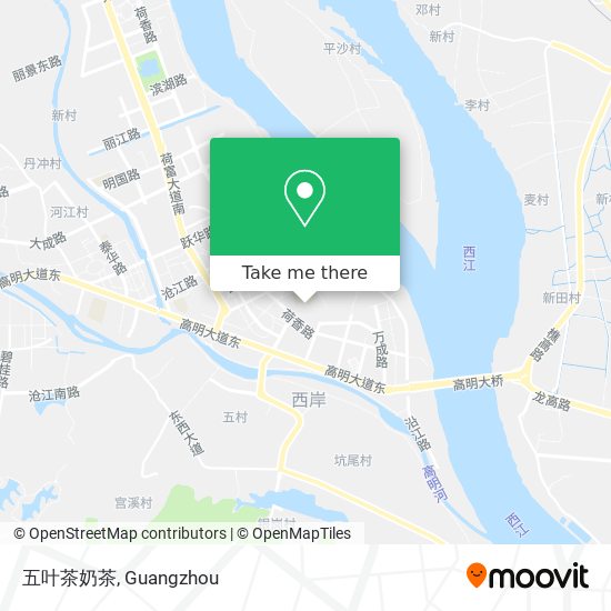 五叶茶奶茶 map