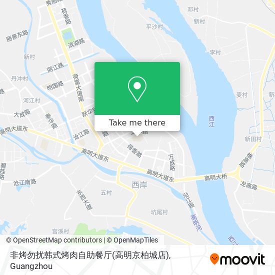 非烤勿扰韩式烤肉自助餐厅(高明京柏城店) map