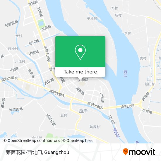 莱茵花园-西北门 map