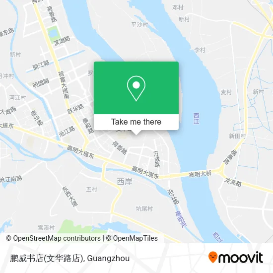 鹏威书店(文华路店) map