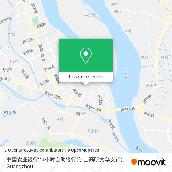 中国农业银行24小时自助银行(佛山高明文华支行) map