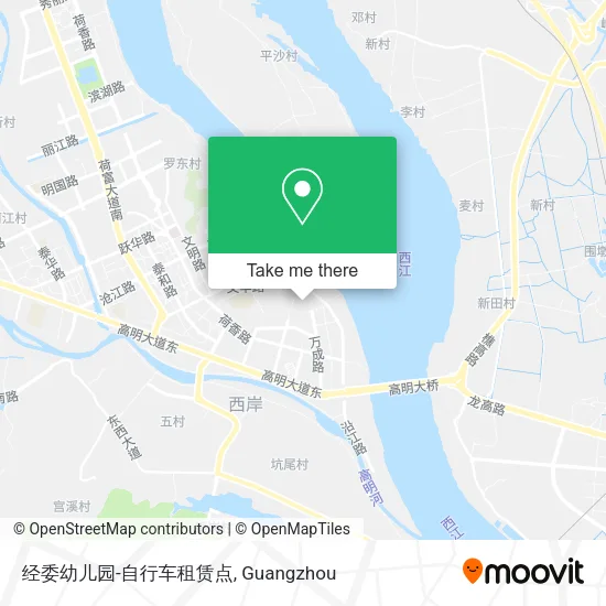 经委幼儿园-自行车租赁点 map