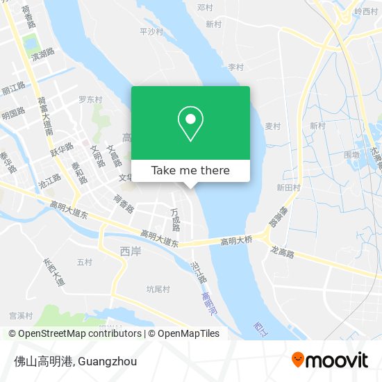 佛山高明港 map