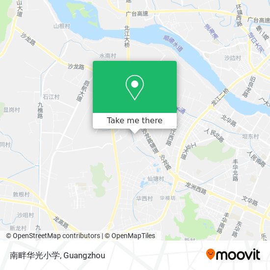 南畔华光小学 map
