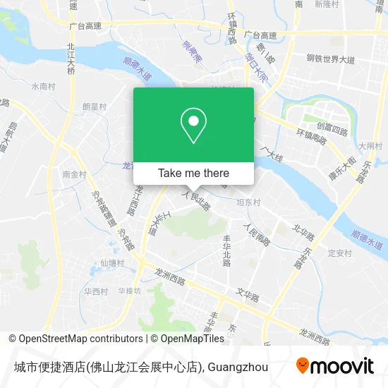 城市便捷酒店(佛山龙江会展中心店) map