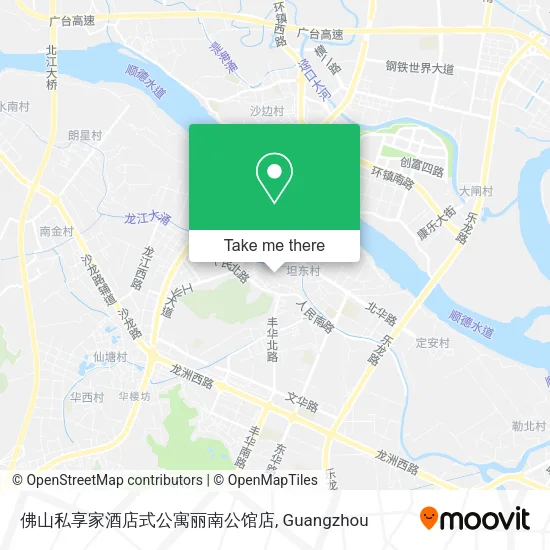 佛山私享家酒店式公寓丽南公馆店 map