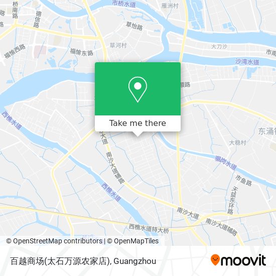 百越商场(太石万源农家店) map