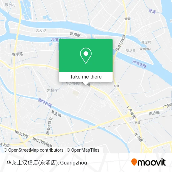 华莱士汉堡店(东涌店) map