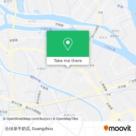 合绿泉牛奶店 map