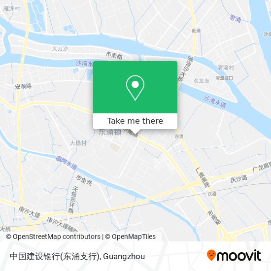 中国建设银行(东涌支行) map