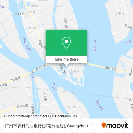 广州市农村商业银行(沙南分理处) map