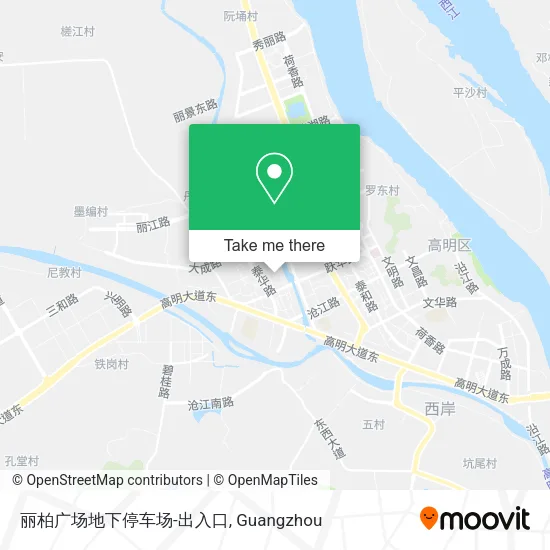 丽柏广场地下停车场-出入口 map