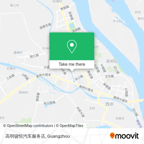 高明骏恒汽车服务店 map