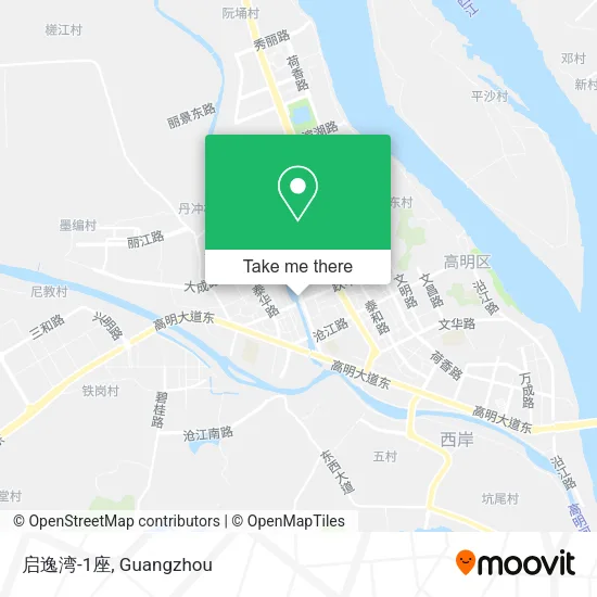启逸湾-1座 map